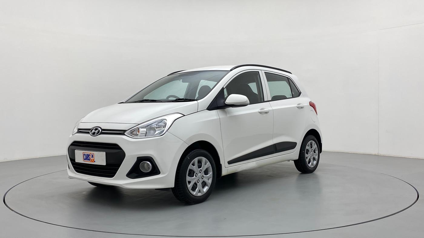 2016 Hyundai Grand i10 SPORTZ 1.2 KAPPA VTVT, Petrol, Manual, 29,227 km, Left Front Diagonal