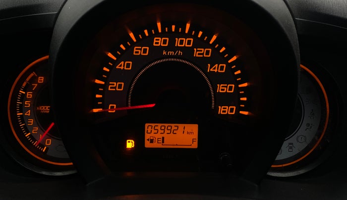 2014 Honda Brio VX MT, Petrol, Manual, 59,917 km, Odometer Image