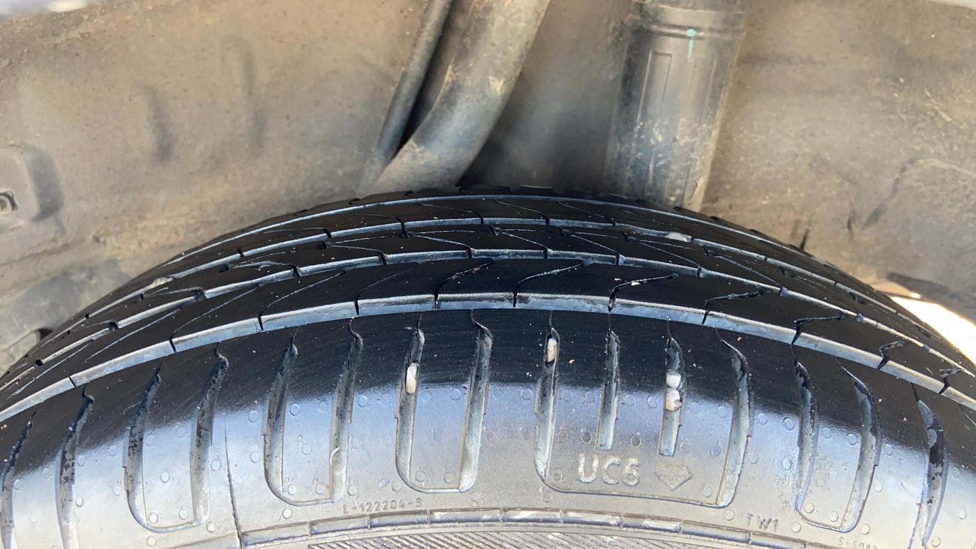 2019 Honda Amaze 1.2L I-VTEC S, Petrol, Manual, 1,05,693 km, Left Rear Tyre Tread