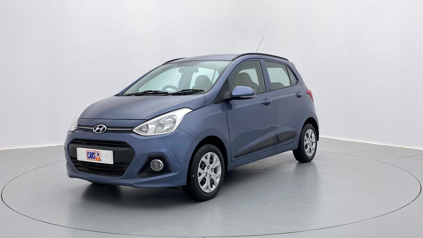 2016 Hyundai Grand i10 SPORTZ 1.2 KAPPA VTVT, Petrol, Manual, 12,089 km, Left Front Diagonal
