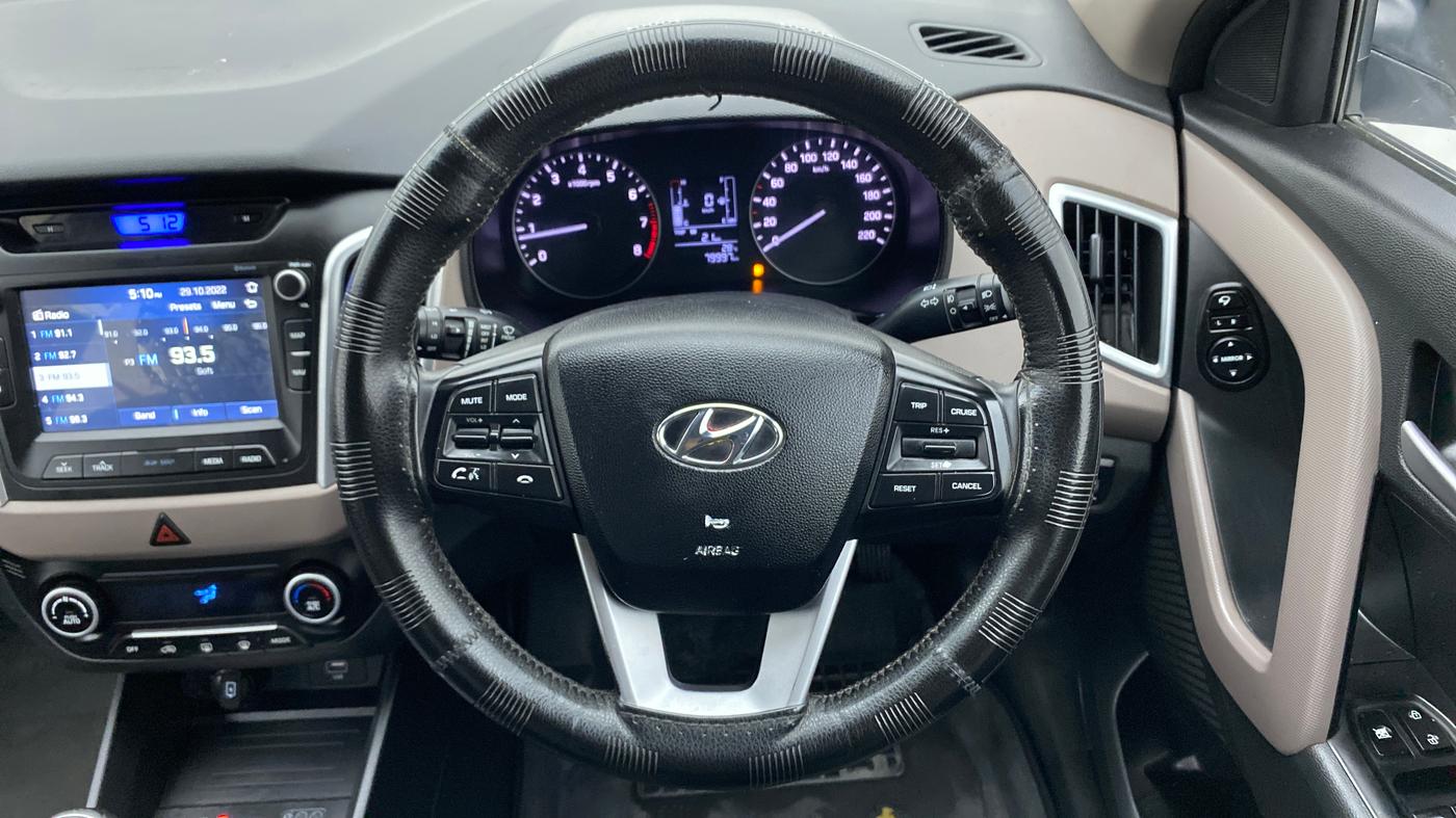 2019 Hyundai Creta 1.6 SX VTVT, Petrol, Manual, 80,066 km, Steering Wheel Close Up