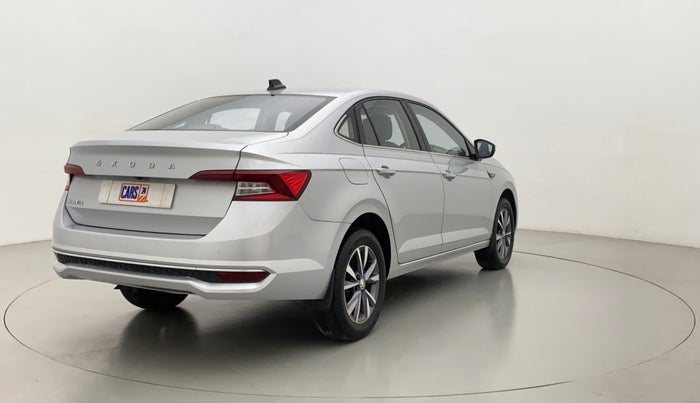 2022 Skoda SLAVIA STYLE 1.0 TSI AT, Petrol, Automatic, 2,986 km, Right Back Diagonal