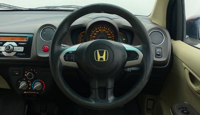 2013 Honda Amaze 1.2 SMT I VTEC, Petrol, Manual, 92,611 km, Steering Wheel Close Up