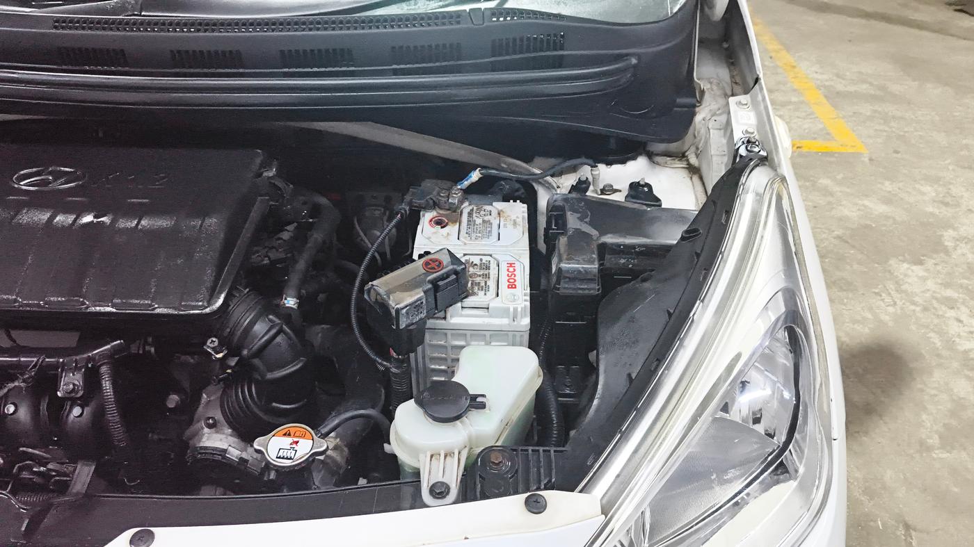 2019 Hyundai Grand i10 MAGNA 1.2 KAPPA VTVT, Petrol, Manual, 74,831 km, Engine View - Left