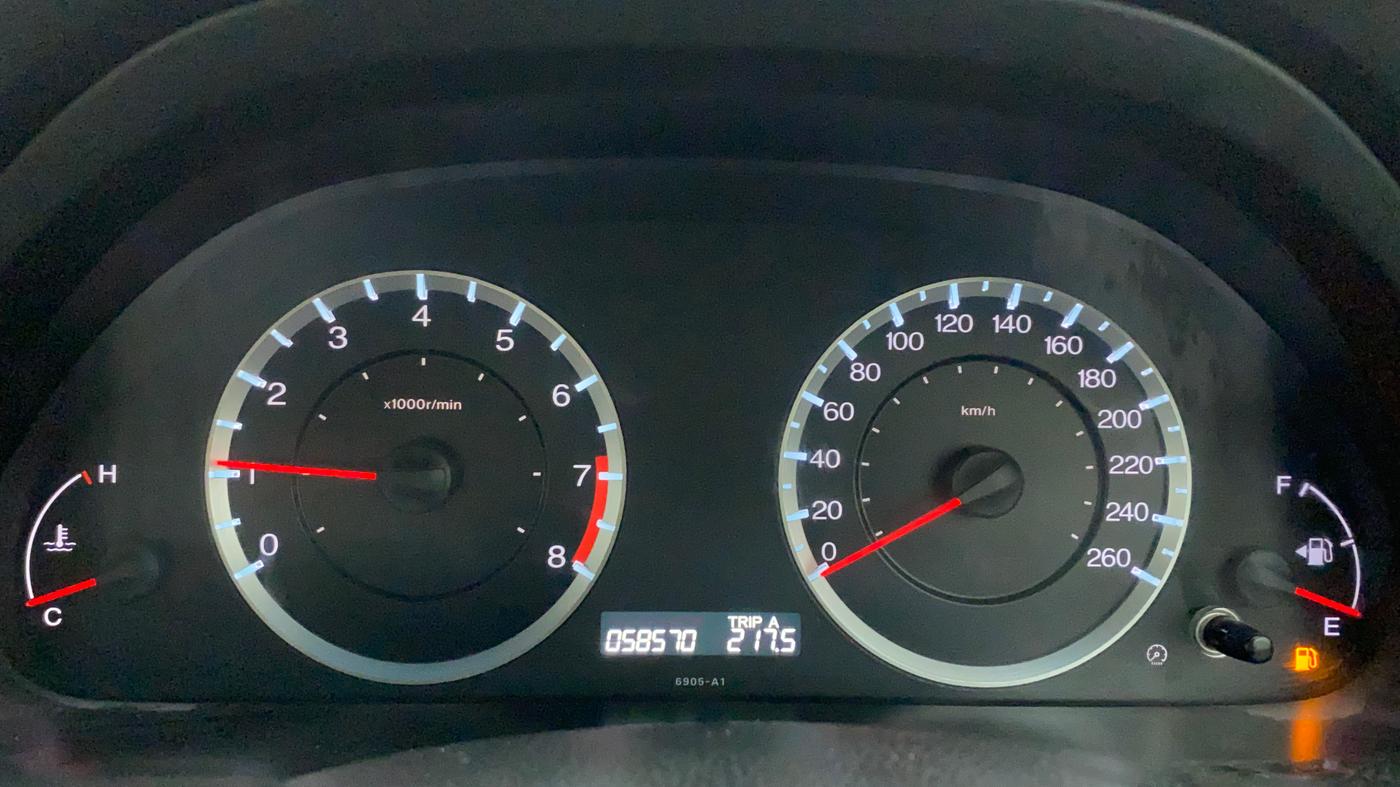 2011 Honda Accord 2.4L I-VTEC MT, Petrol, Manual, 58,657 km, Odometer Image