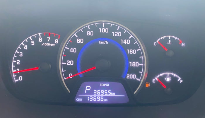 2019 Hyundai Grand i10 SPORTZ AT 1.2 KAPPA VTVT, Petrol, Automatic, 13,658 km, Odometer Image