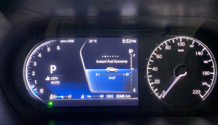 2022 Tata Harrier XZA PLUS 2.0L KAZIRANGA, Diesel, Automatic, 33,445 km, Odometer Image