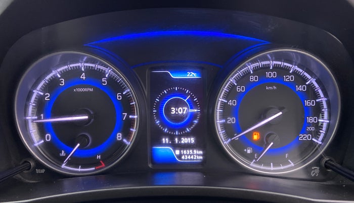 2017 Maruti Baleno ZETA 1.2 K12, Petrol, Manual, 43,508 km, Odometer Image