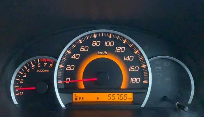 2016 Maruti Wagon R 1.0 VXI, Petrol, Manual, 55,768 km, Odometer Image