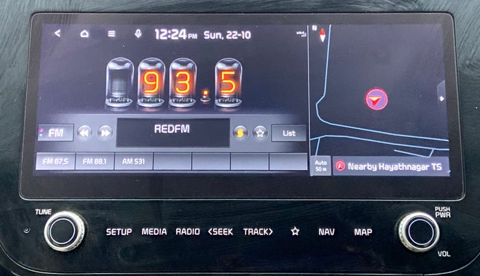 2022 KIA CARENS LUXURY PLUS 1.5 DIESEL AT 6 STR, Diesel, Automatic, 67,656 km, Infotainment System