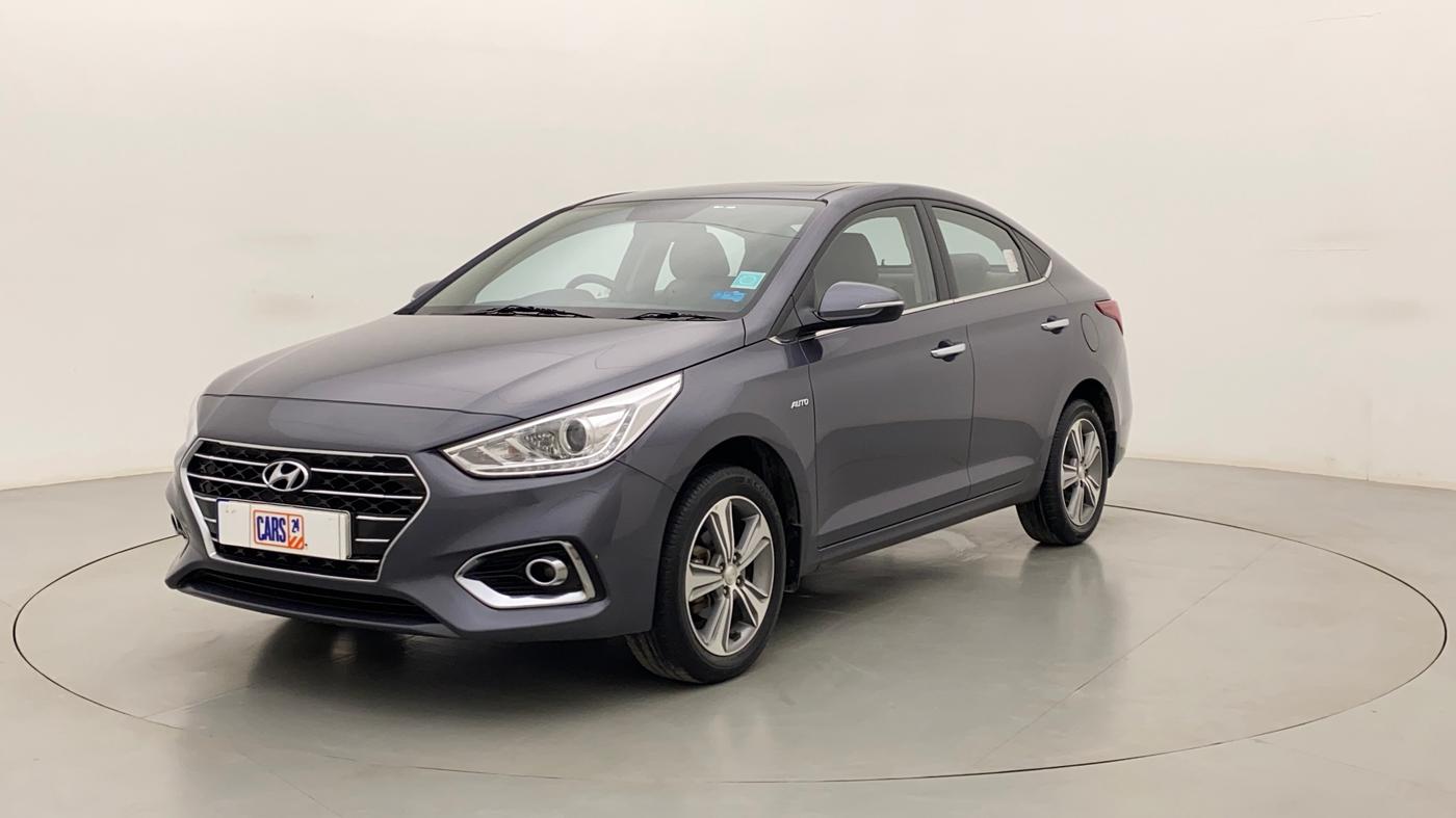 2018 Hyundai Verna 1.6 VTVT SX (O) AT, Petrol, Automatic, 30,613 km, Left Front Diagonal