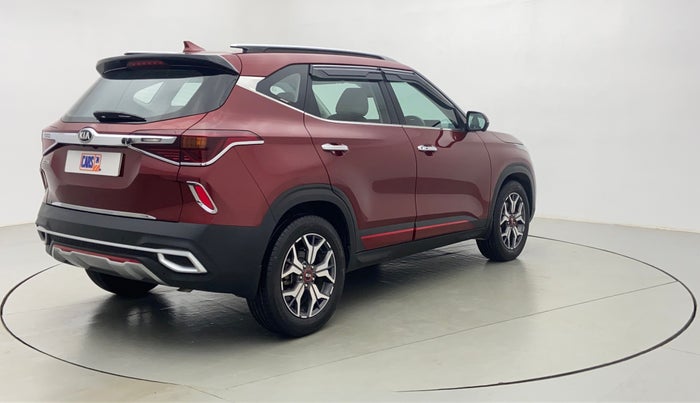 2019 KIA SELTOS GTX+ 1.4 MT, Petrol, Manual, 14,320 km, Right Back Diagonal (45- Degree) View
