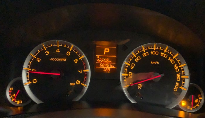2015 Maruti Swift Dzire VXI AT, Petrol, Automatic, 66,734 km, Odometer Image