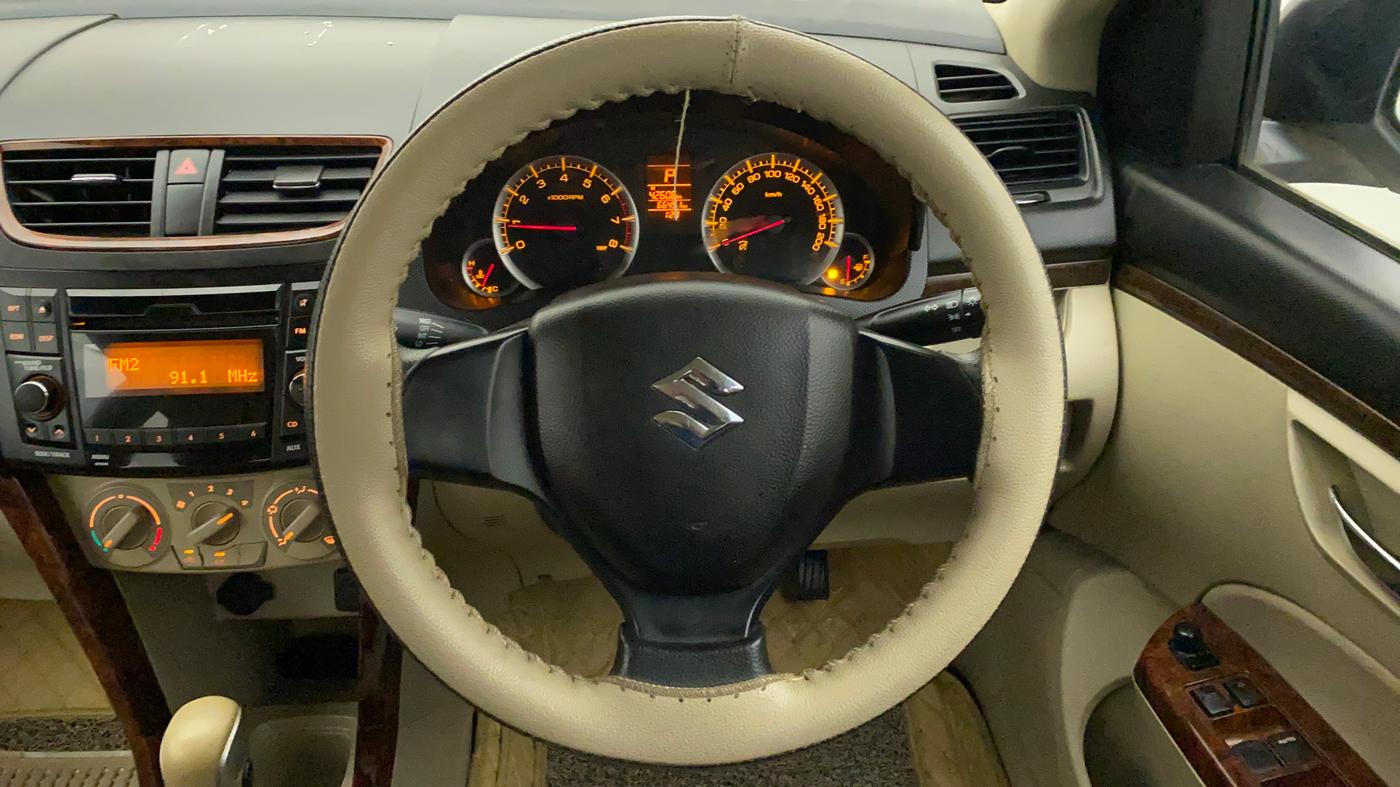 2015 Maruti Swift Dzire VXI AT, Petrol, Automatic, 66,734 km, Steering Wheel Close Up