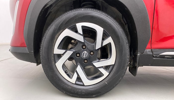 2021 Nissan MAGNITE XV TURBO CVT DUAL TONE, Petrol, Automatic, 25,870 km, Left Front Wheel