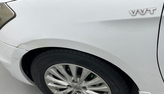 2016 Maruti Ciaz ZXI, Petrol, Manual, 38,182 km, Left fender - Slightly dented