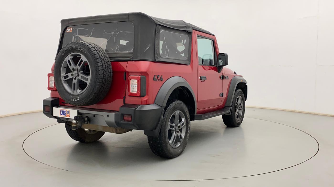 2021 Mahindra Thar LX  P 4WD AT CONVERTIBLE, Petrol, Automatic, 33,480 km, Right Back Diagonal