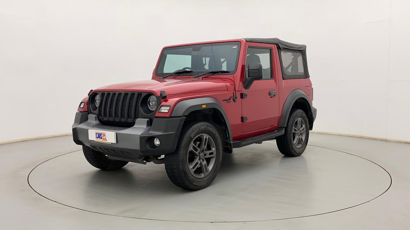 2021 Mahindra Thar LX  P 4WD AT CONVERTIBLE, Petrol, Automatic, 33,480 km, Left Front Diagonal