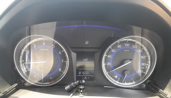 2017 Maruti Baleno DELTA PETROL 1.2, CNG, Manual, 81,522 km, Odometer Image