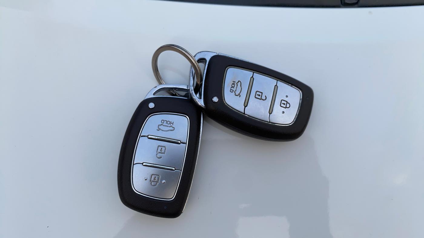 2015 Hyundai Xcent SX 1.2, Petrol, Manual, 55,653 km, Key Close Up