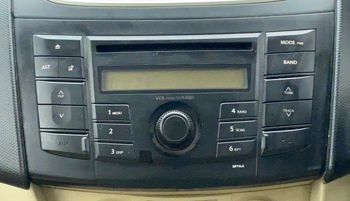 2013 Maruti Swift Dzire VXI, Petrol, Manual, 65,536 km, Infotainment System