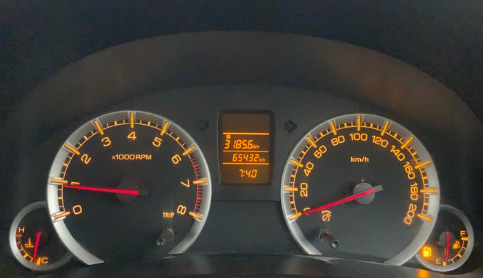 2013 Maruti Swift Dzire VXI, Petrol, Manual, 65,536 km, Odometer Image