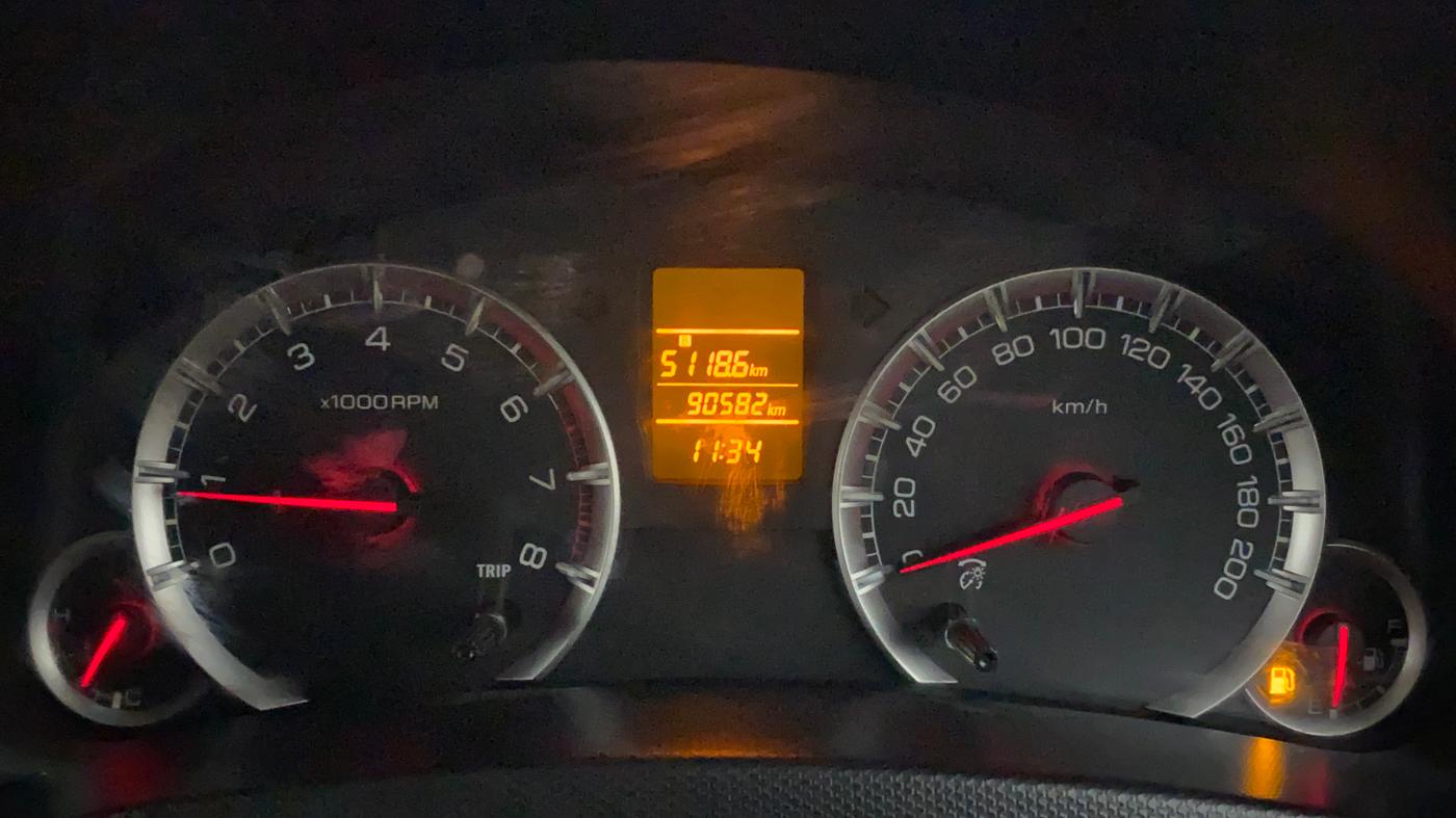 2015 Maruti Swift VXI, Petrol, Manual, 90,695 km, Odometer Image