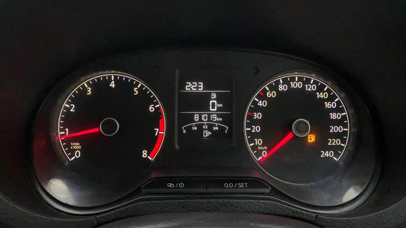2016 Volkswagen Ameo HIGHLINE1.2L, CNG, Manual, 81,105 km, Odometer Image