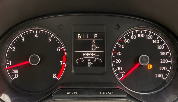 2017 Volkswagen Vento 1.2 TSI HIGHLINE PLUS AT, Petrol, Automatic, 69,593 km, Odometer Image