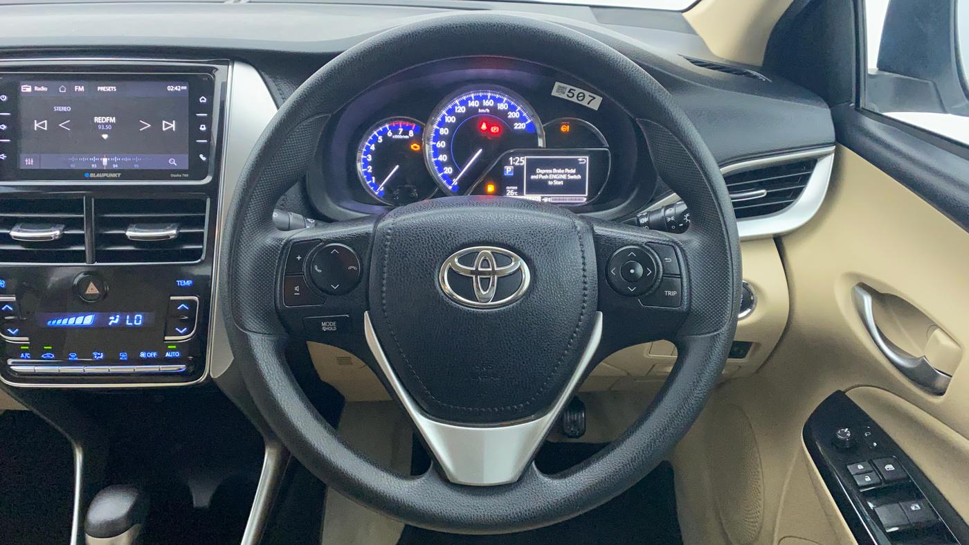 2019 Toyota YARIS G CVT, Petrol, Automatic, 12,233 km, Steering Wheel Close Up