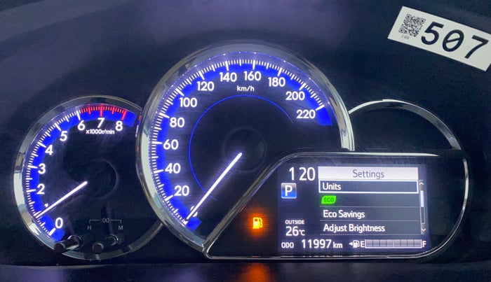 2019 Toyota YARIS G CVT, Petrol, Automatic, 12,233 km, Odometer Image
