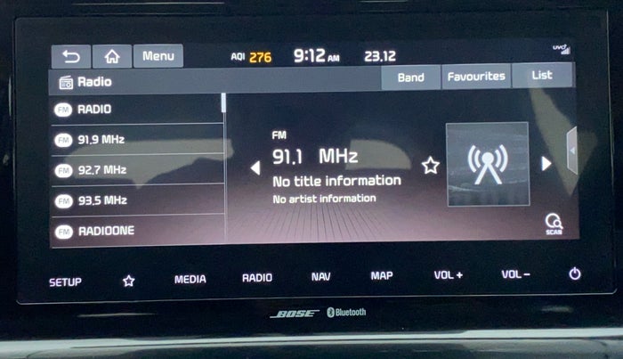 2020 KIA SELTOS GTX + AT PETROL, Petrol, Automatic, 7,345 km, Infotainment System