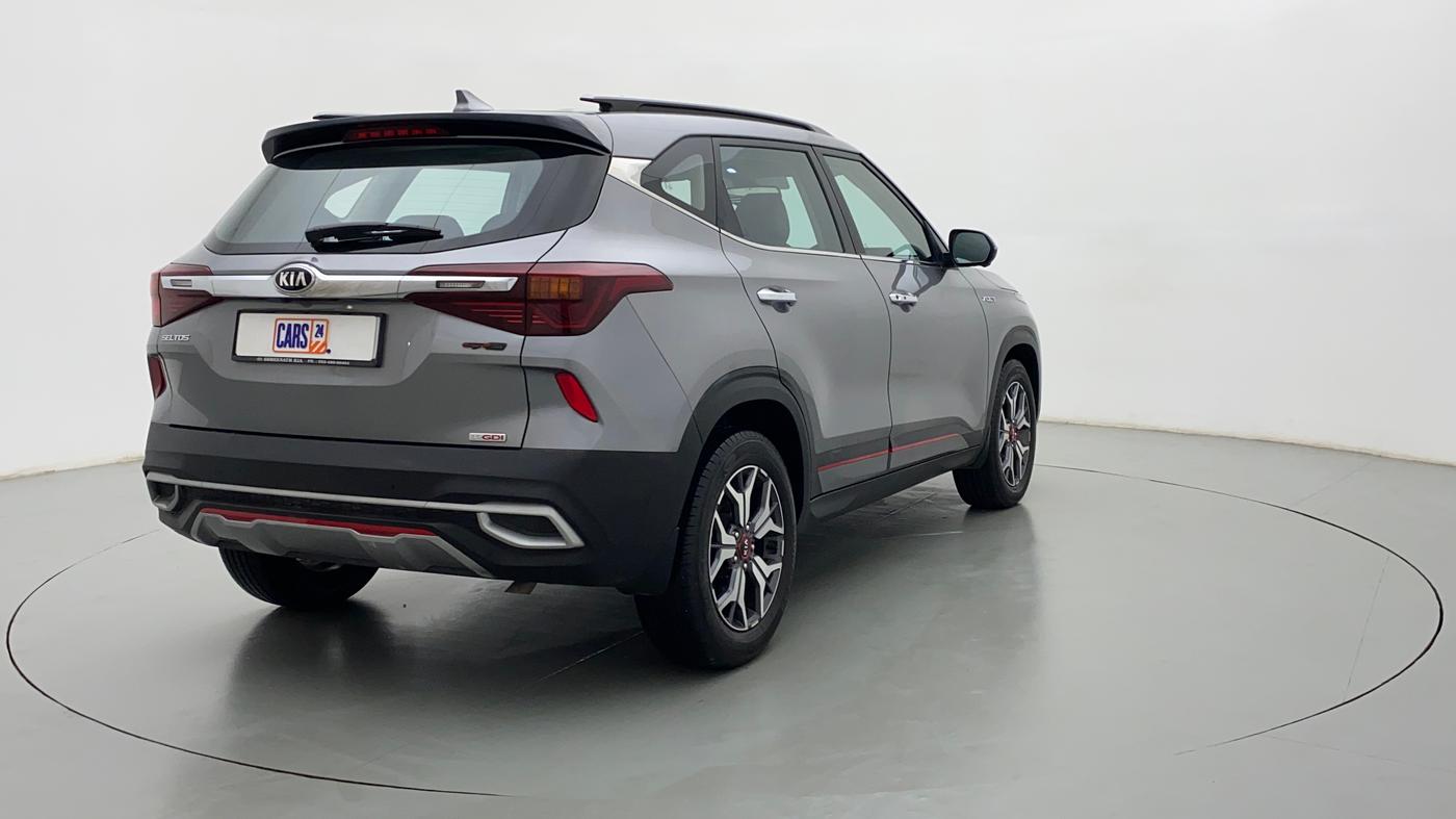 2020 KIA SELTOS GTX + AT PETROL, Petrol, Automatic, 7,345 km, Right Back Diagonal