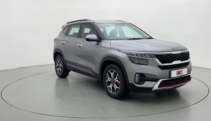 2020 KIA SELTOS GTX + AT PETROL, Petrol, Automatic, 7,345 km, Right Front Diagonal