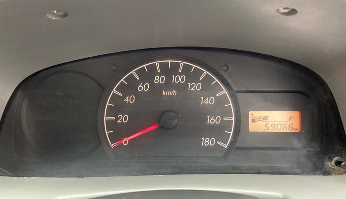 2012 Maruti Alto LXI, Petrol, Manual, 59,519 km, Odometer Image