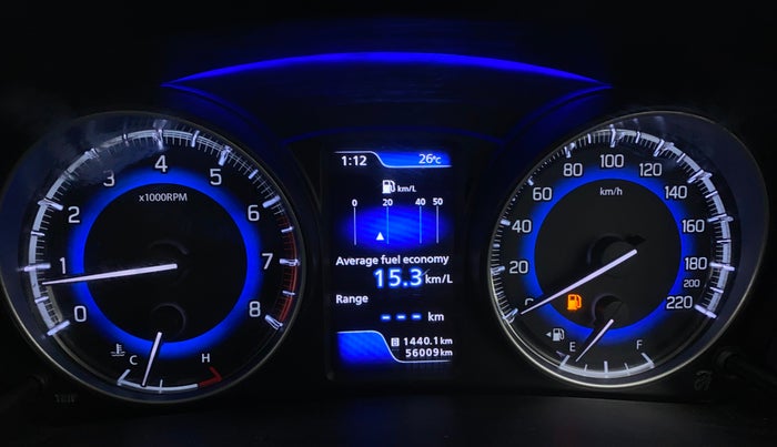 2019 Toyota Glanza G, Petrol, Manual, 56,005 km, Odometer Image