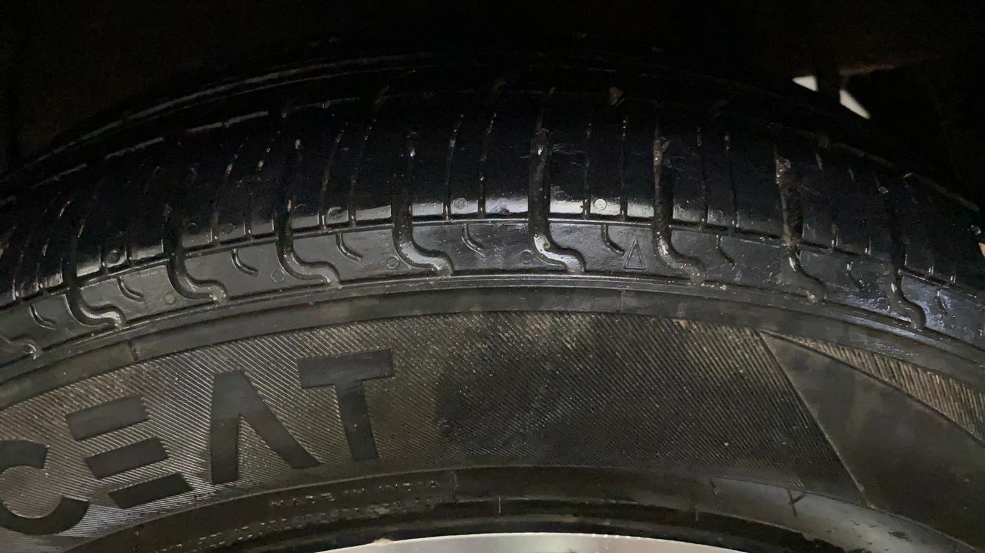 2017 Maruti Celerio X ZXI (O) AMT, Petrol, Automatic, 25,252 km, Left Rear Tyre Tread