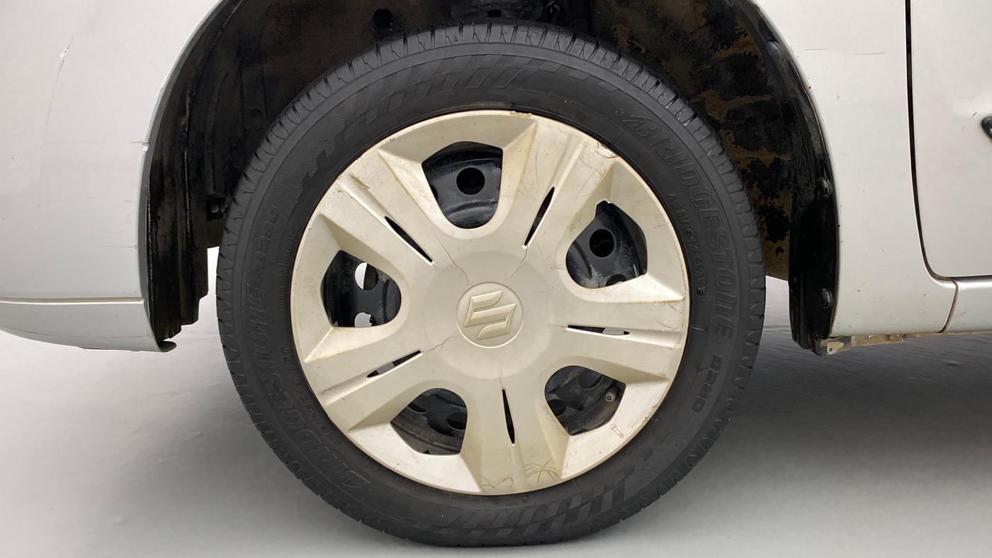 2010 Maruti Wagon R 1.0 VXI, Petrol, Manual, 62,714 km, Left Front Wheel