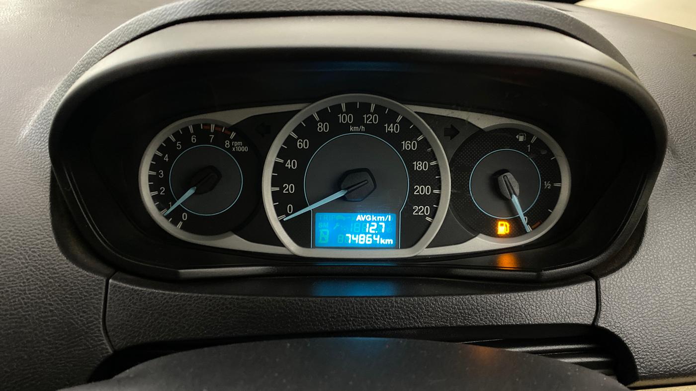 2017 Ford Figo Aspire TREND 1.2 PETROL, Petrol, Manual, 74,864 km, Odometer Image