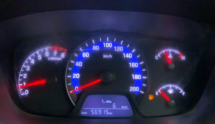 2014 Hyundai Xcent S 1.2, Petrol, Manual, 56,899 km, Odometer Image