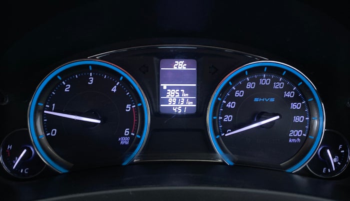 2016 Maruti Ciaz ZDI+ SHVS, Diesel, Manual, 99,178 km, Odometer Image
