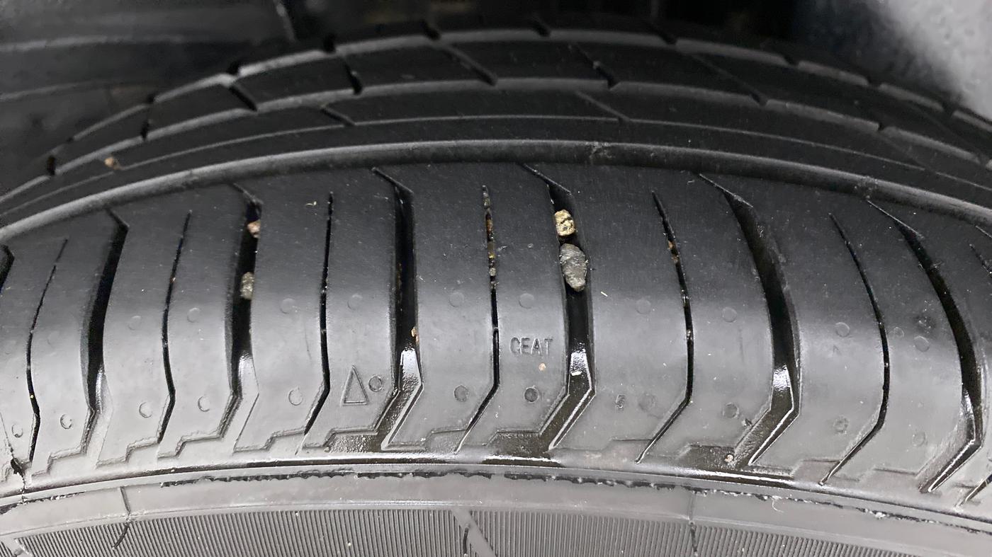 2022 Tata PUNCH ACCOMPLISHED MT, Petrol, Manual, 7,237 km, Left Rear Tyre Tread