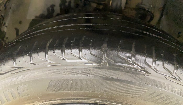 2019 Tata NEXON XZA PLUS PETROL, Petrol, Automatic, 56,575 km, Left Front Tyre Tread