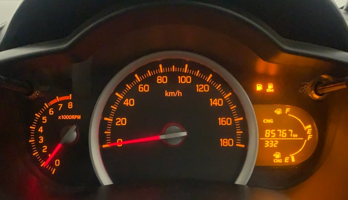 2017 Maruti Celerio VXI CNG, CNG, Manual, 85,712 km, Odometer Image