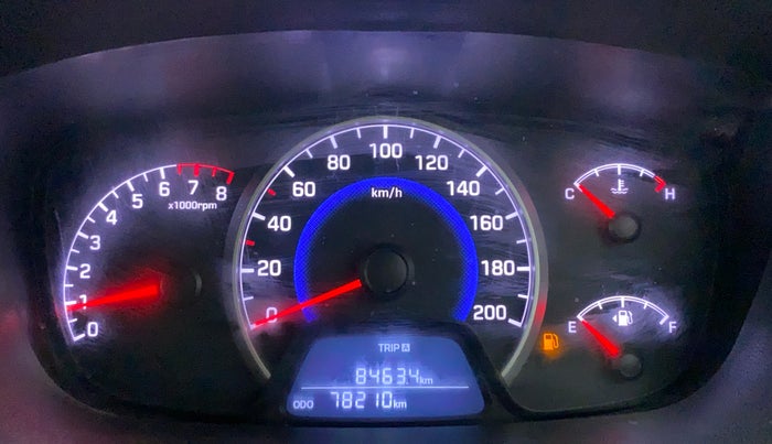 2017 Hyundai Grand i10 SPORTZ 1.2 KAPPA VTVT, Petrol, Manual, 78,209 km, Odometer Image