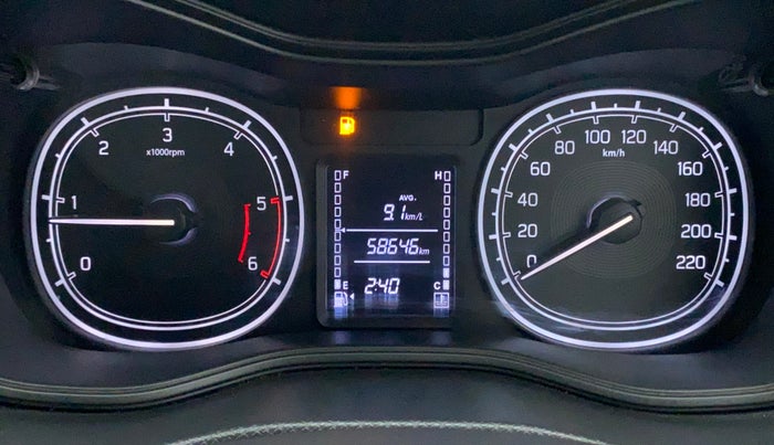 2016 Maruti Vitara Brezza VDI, Diesel, Manual, 58,646 km, Odometer Image