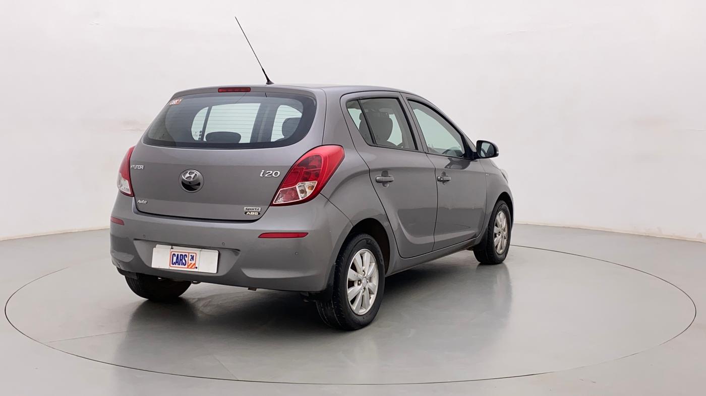 2013 Hyundai i20 SPORTZ 1.4 AT, Petrol, Automatic, 49,170 km, Right Back Diagonal