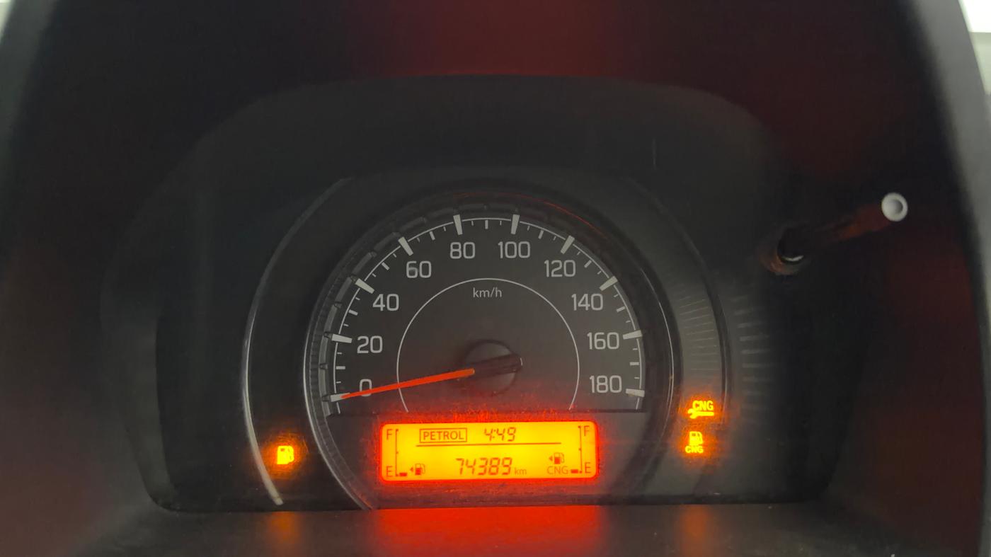 2021 Maruti New Wagon-R LXI CNG 1.0, CNG, Manual, 74,376 km, Odometer Image