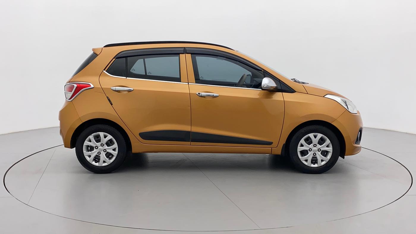 2015 Hyundai Grand i10 SPORTZ 1.2 KAPPA VTVT, Petrol, Manual, 55,161 km, Right Side View