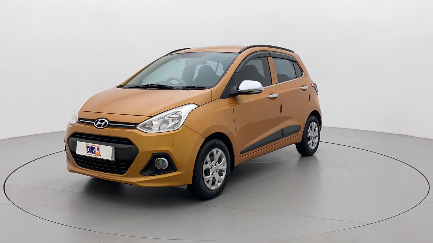 2015 Hyundai Grand i10 SPORTZ 1.2 KAPPA VTVT, Petrol, Manual, 55,161 km, Left Front Diagonal